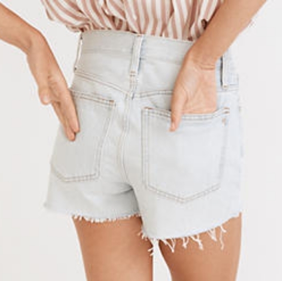NWT Madewell Relaxed Denim Shorts in Essen Wash $78 - Picture 8 of 13